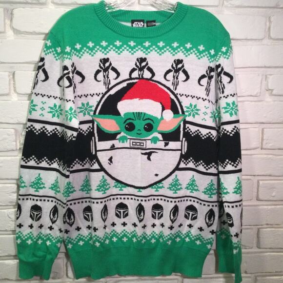 Ugly Christmas Sweater Star Wars themed unisex L, runs small - Picture 1 of 5